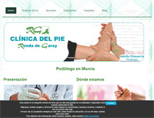 Tablet Screenshot of podologoadolfochavarria.com